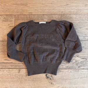 Soor Ploom Brown Long Sleeve Sweater 6y